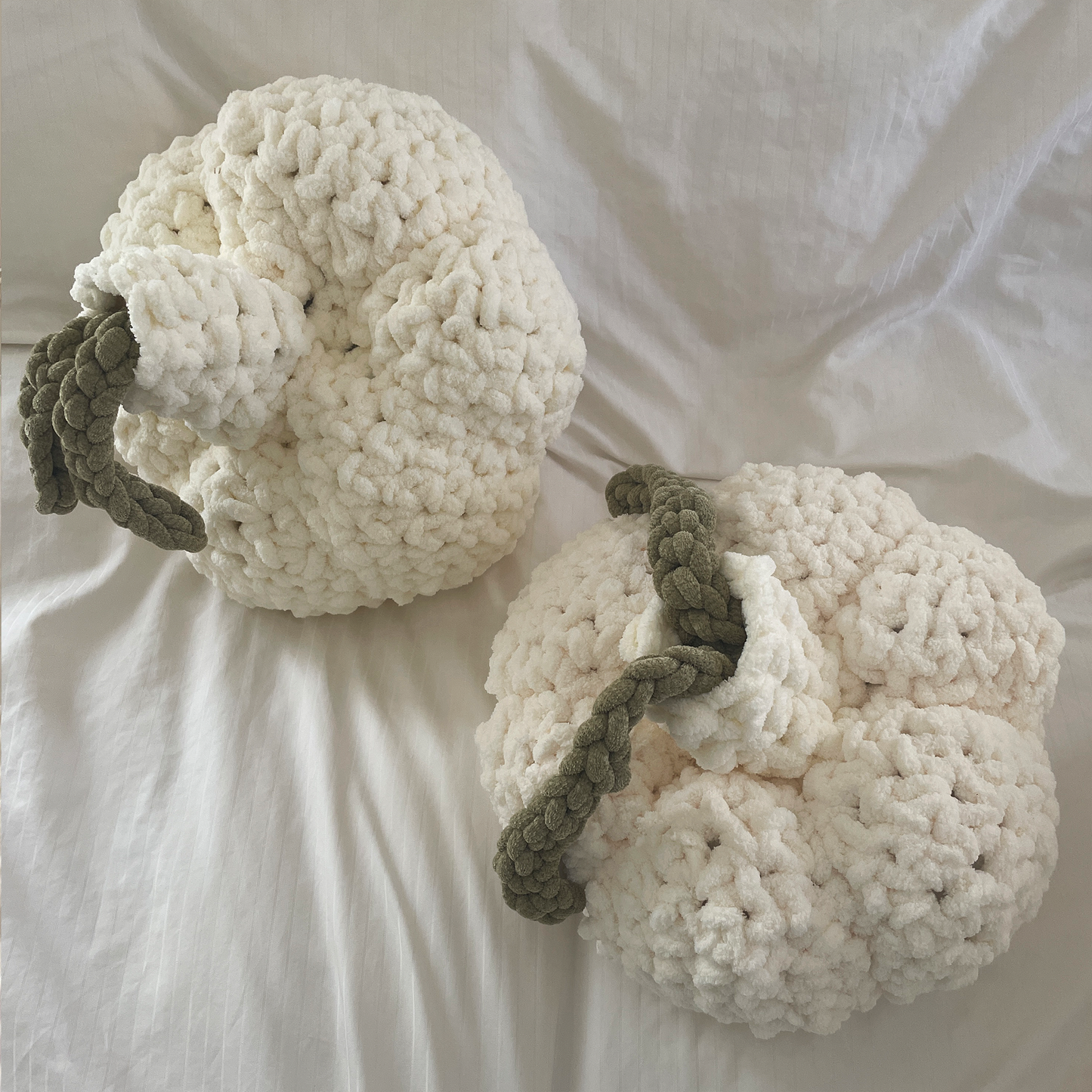 DIGITAL FILE ONLY Crochet Garlic Bag Throw Pillow PDF Pattern