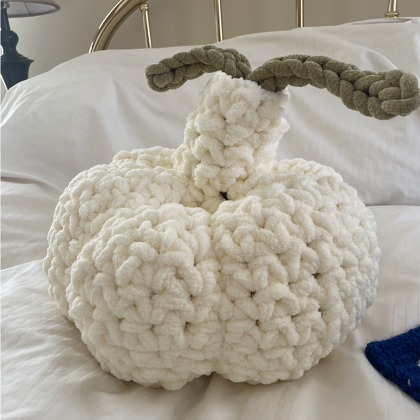 DIGITAL FILE ONLY Crochet Garlic Bag Throw Pillow PDF Pattern