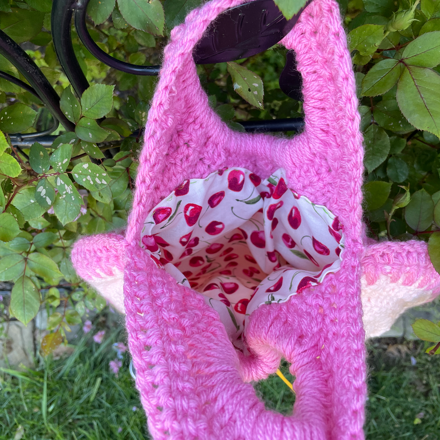 Pansy Tote Mini- Grapefruit 2