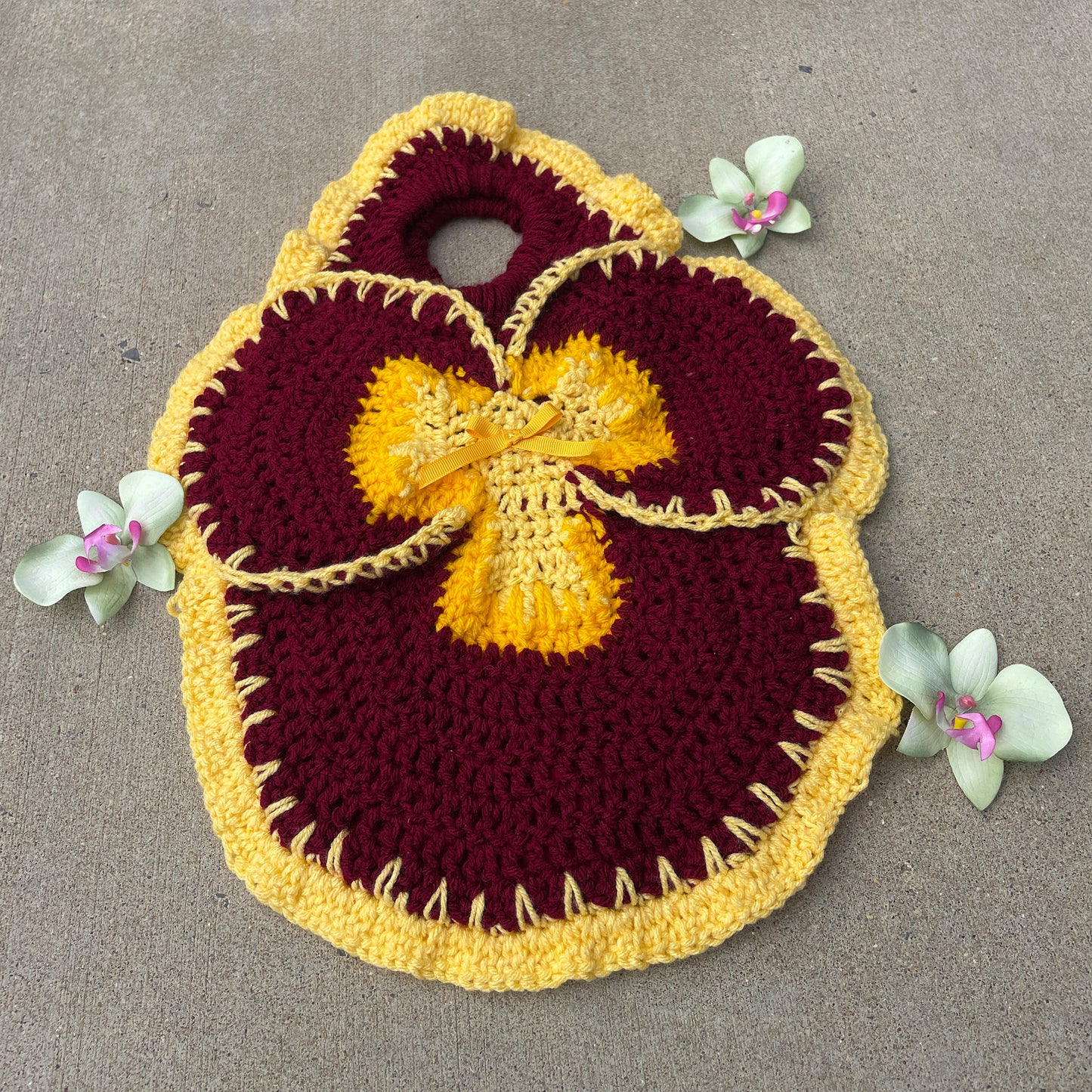 Pansy Tote Mini- Chili & Lemon