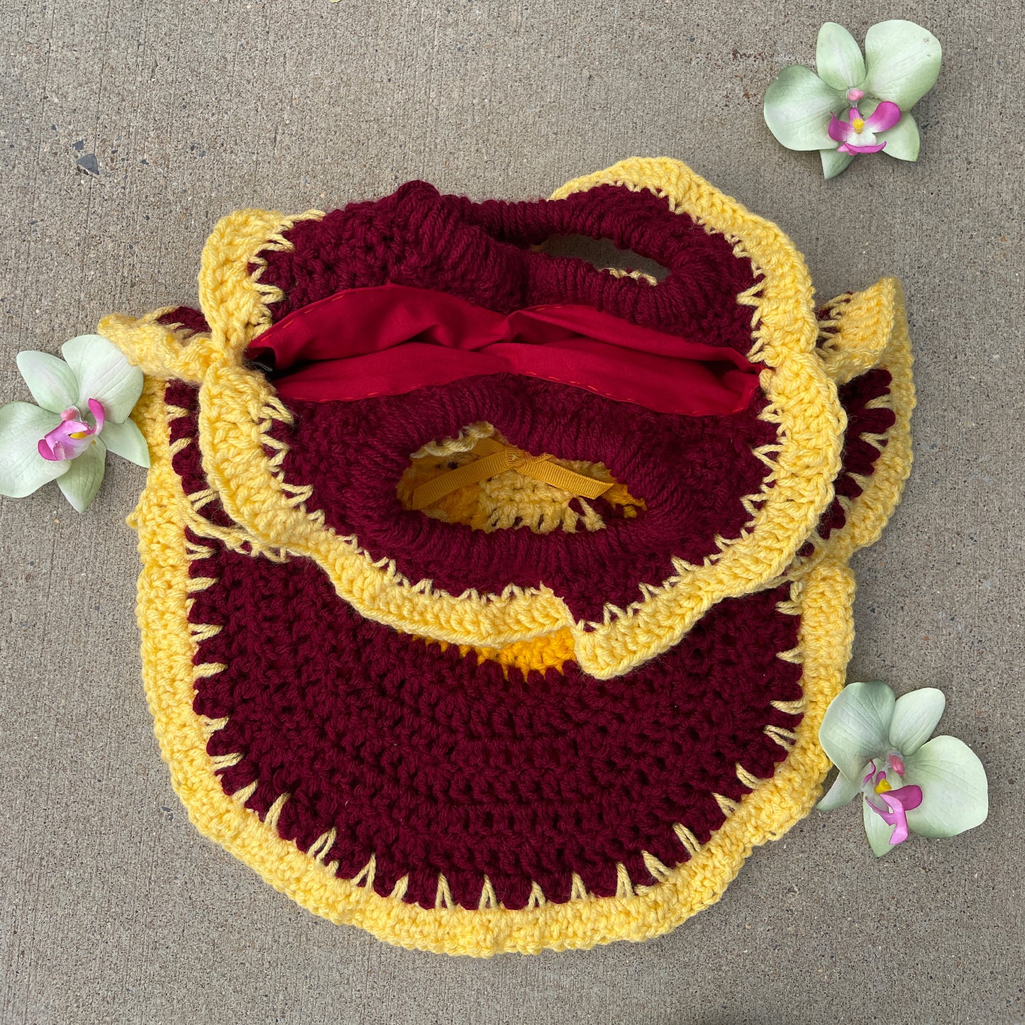 Pansy Tote Mini- Chili & Lemon