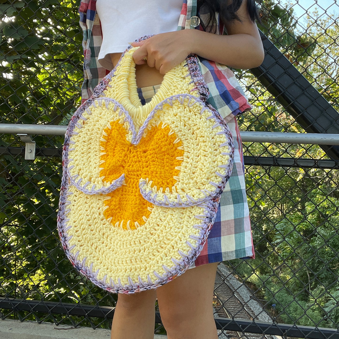 Pansy Tote Mini- Banana