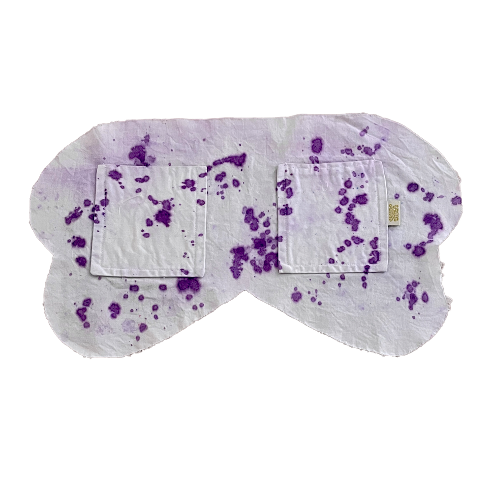 Orchid Purse - Green & Purple Speckles