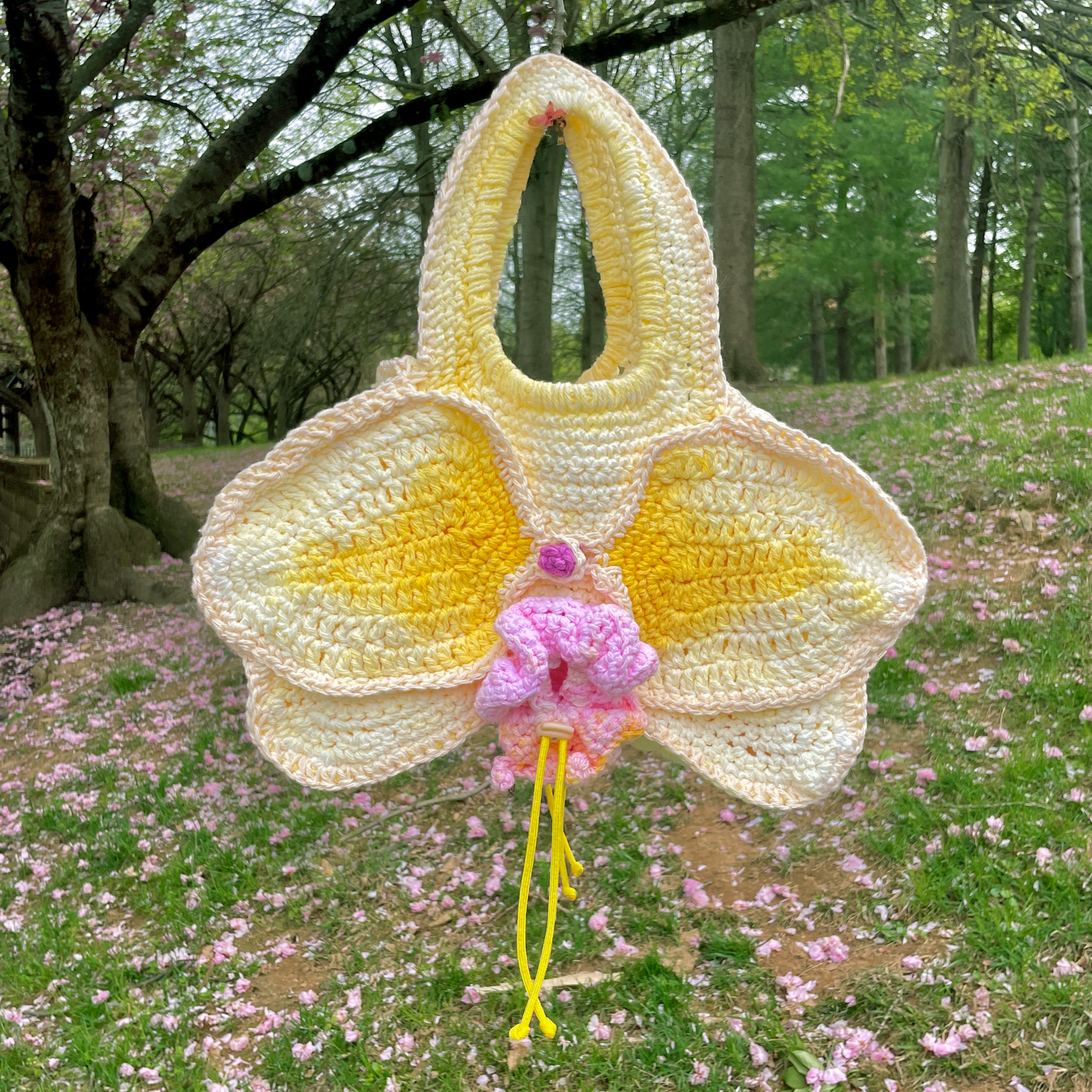 Orchid Purse - Sunshine