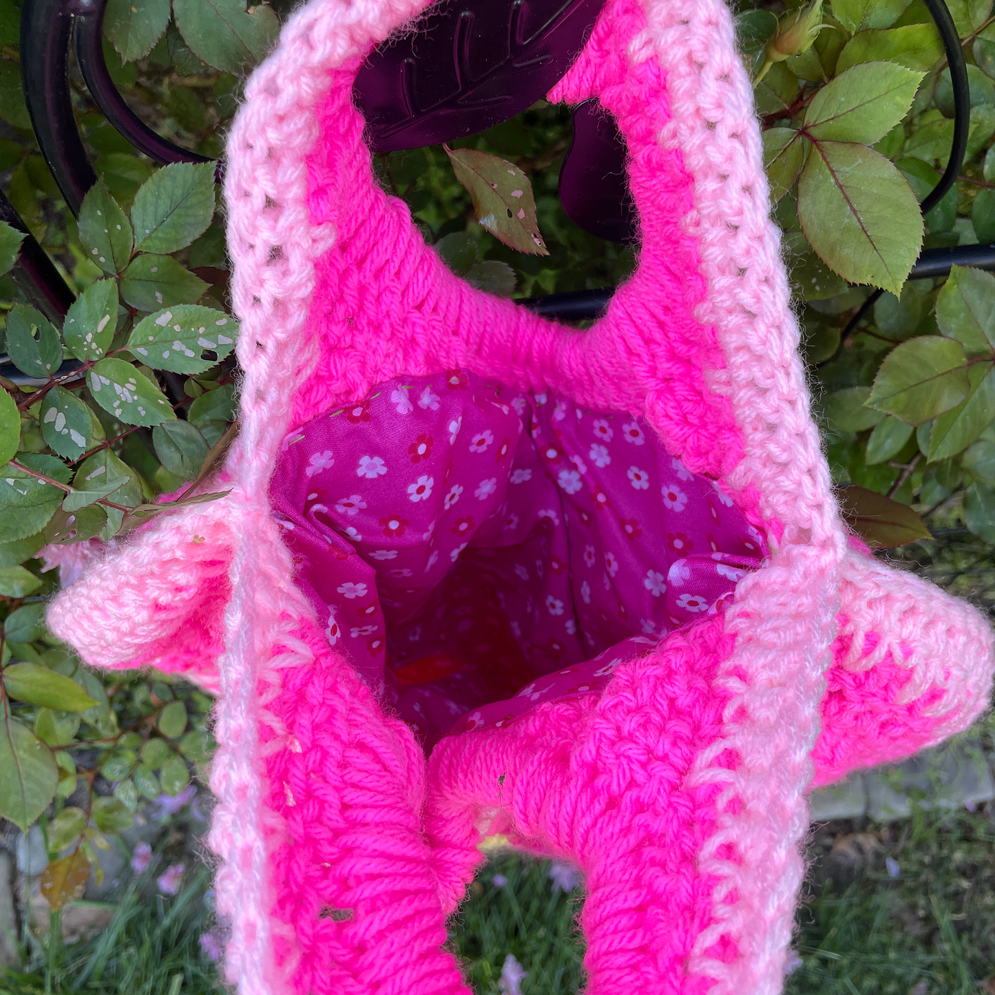 Pansy Tote Mini- Dragonfruit