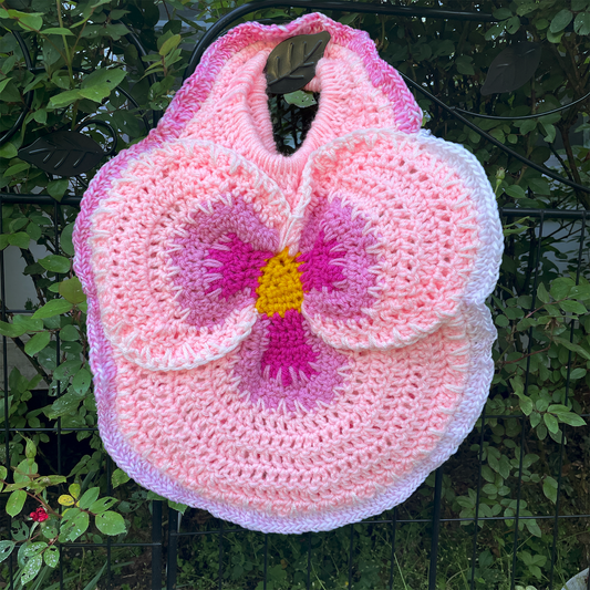 Pansy Tote Mini- Grapefruit