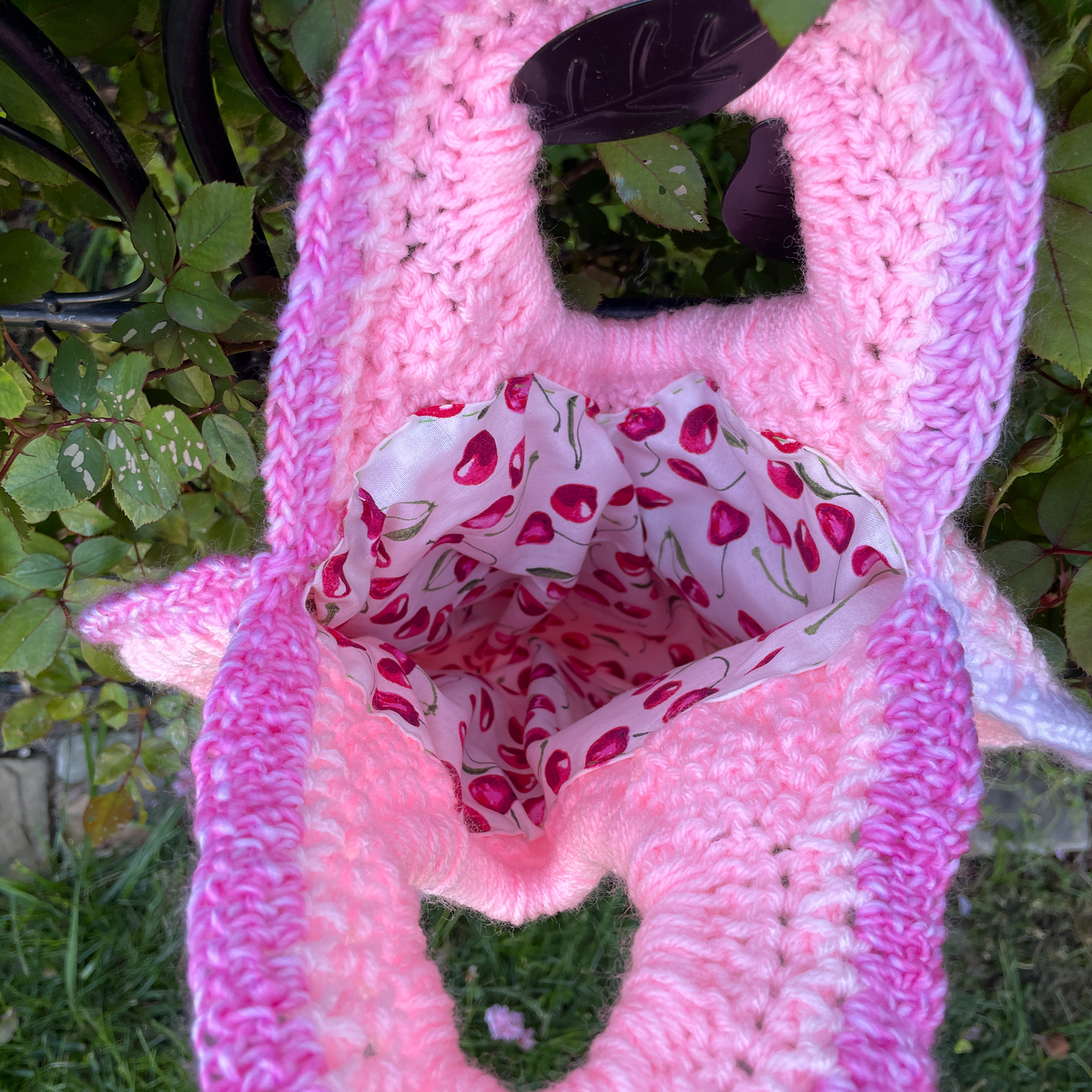 Pansy Tote Mini- Grapefruit