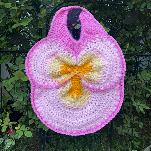 Pansy Tote Mini- Grapefruit 2