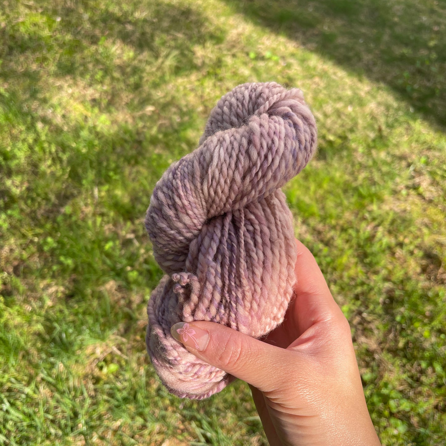 Handspun Yarn: Lilac Daze I