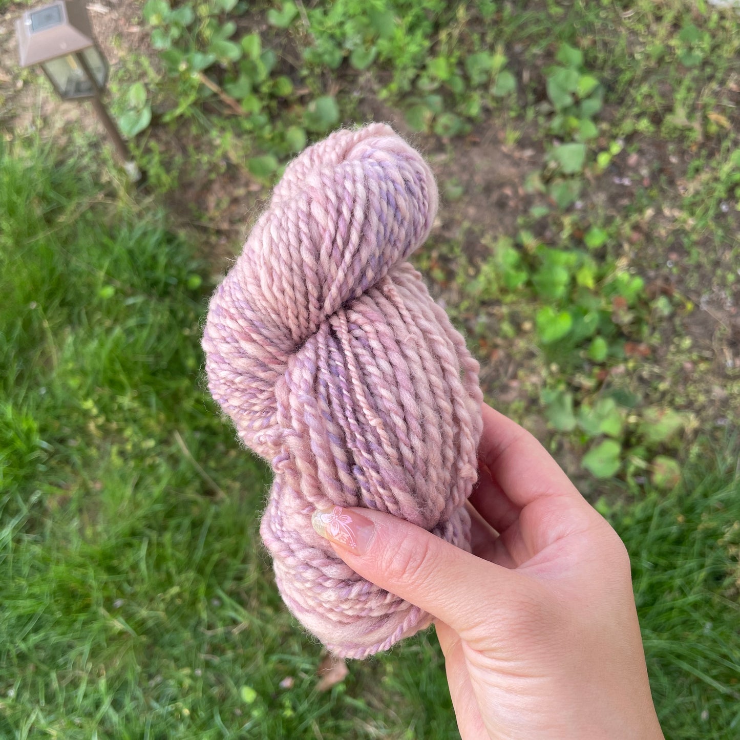 Handspun Yarn: Lilac Daze I