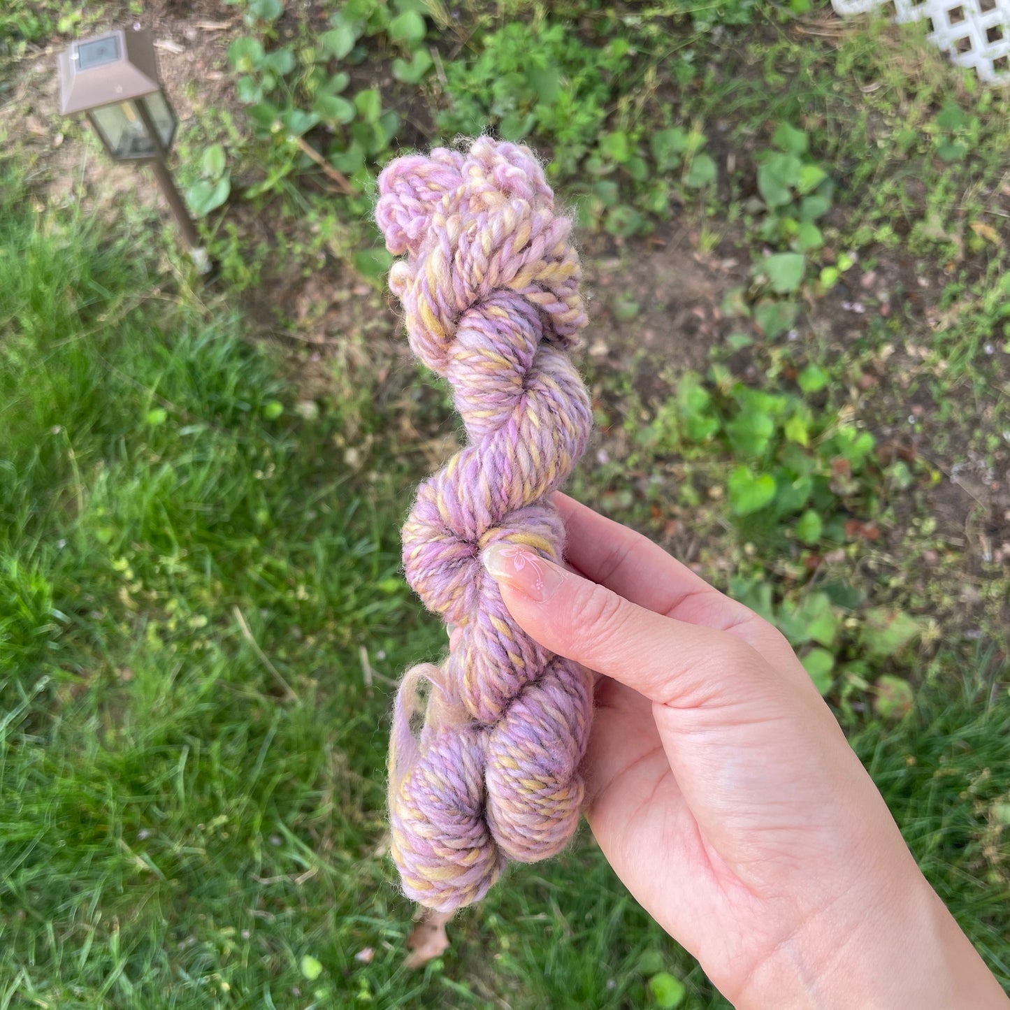 Handspun Yarn: Lilac Daze III