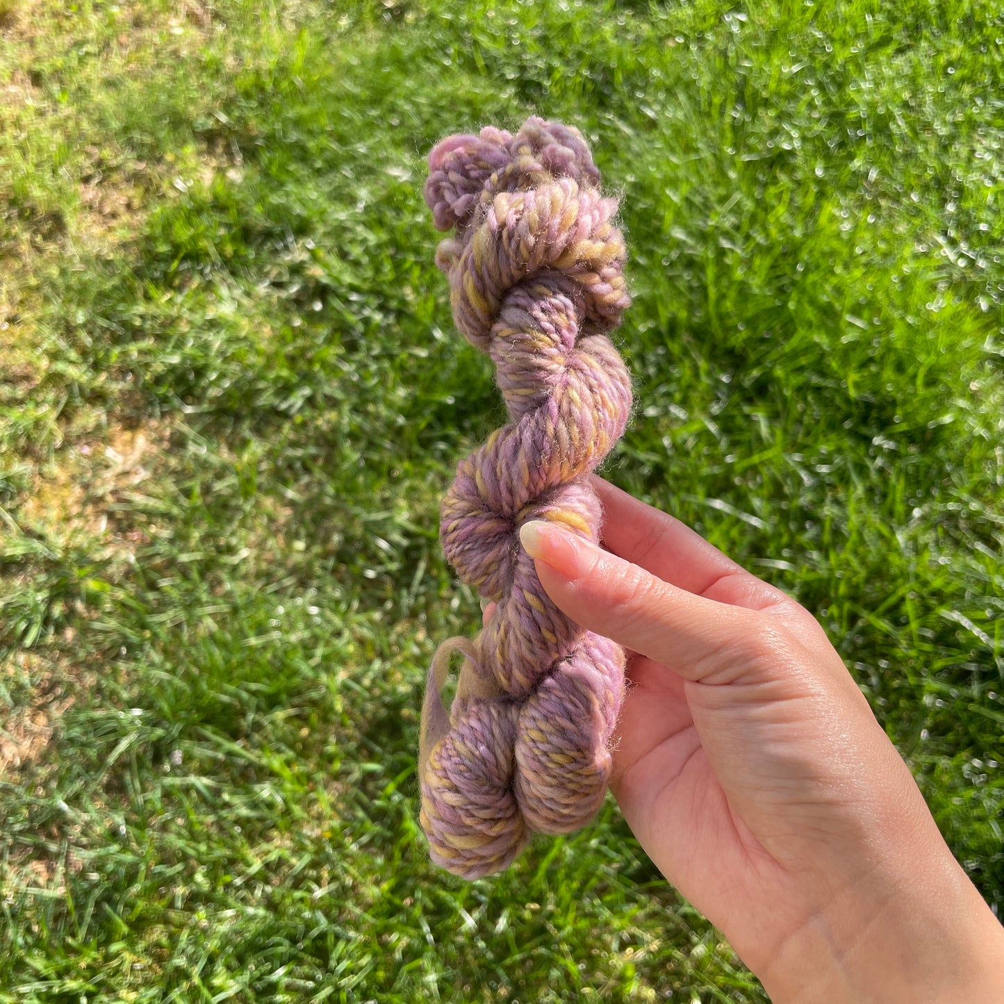 Handspun Yarn: Lilac Daze III