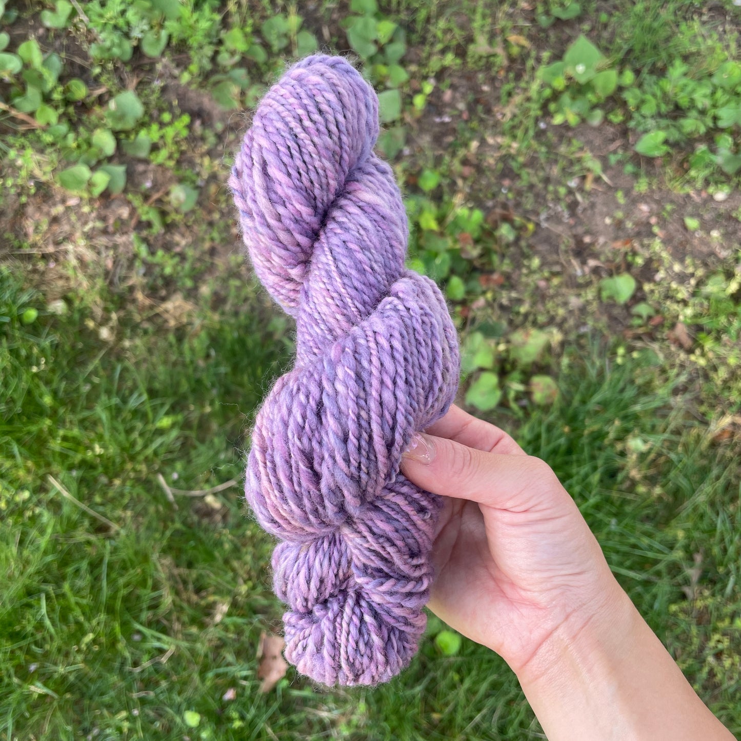 Handspun Yarn: Lilac Daze II