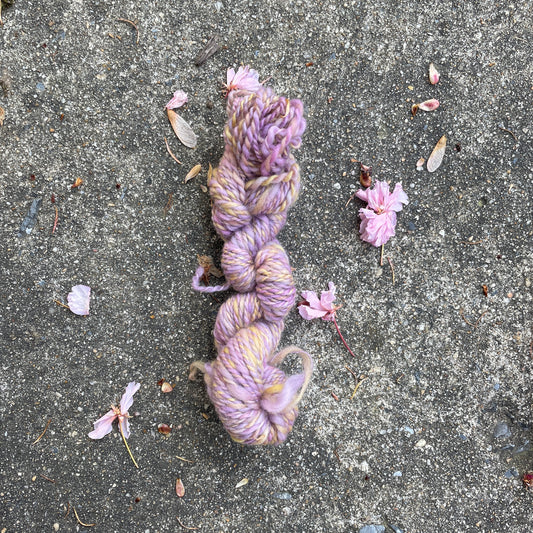 Handspun Yarn: Lilac Daze III