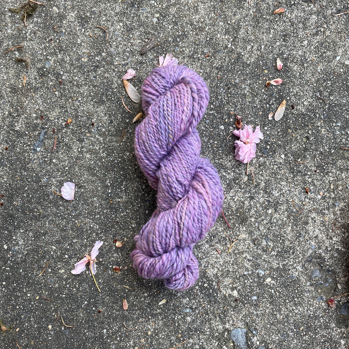 Handspun Yarn: Lilac Daze II