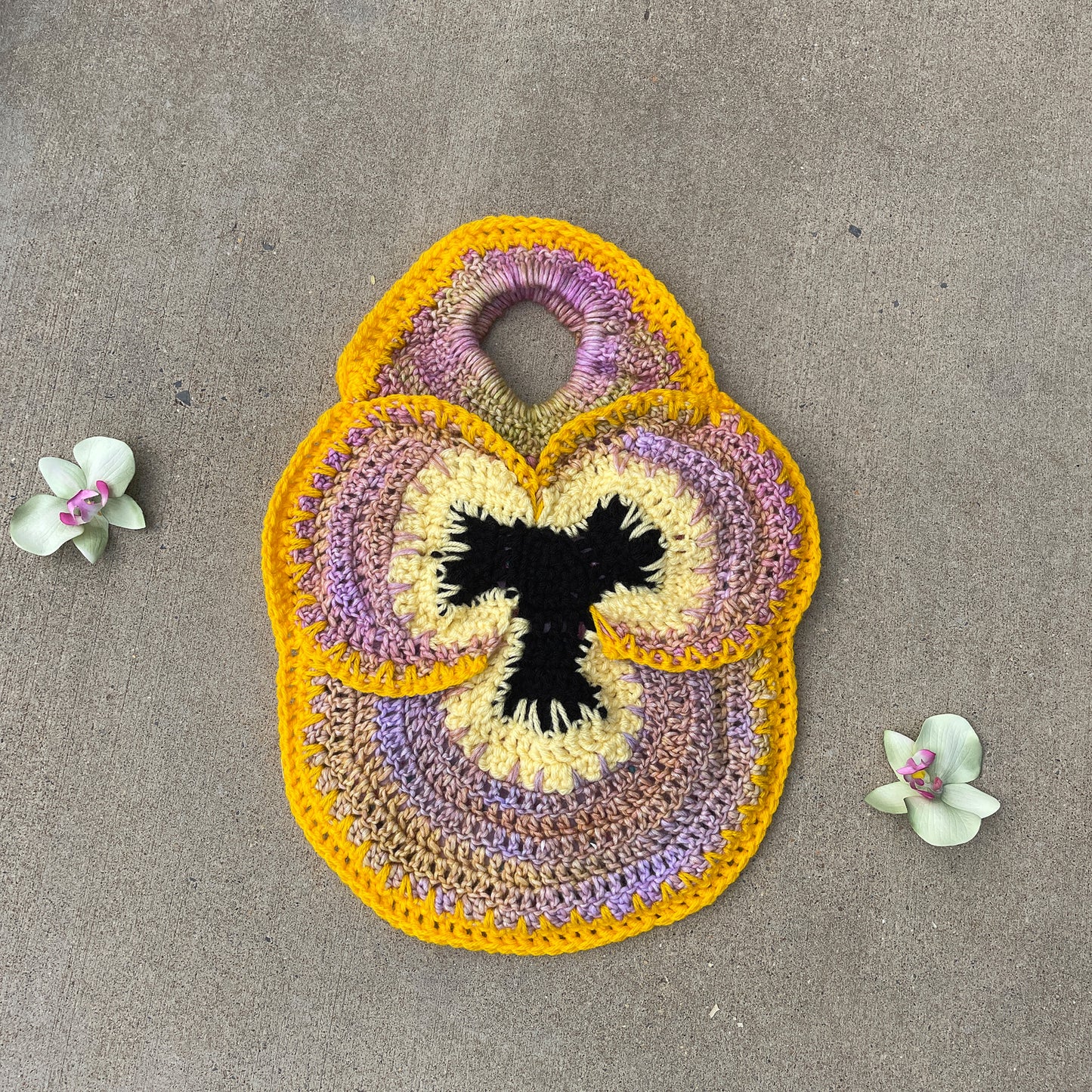 Pansy Tote Mini- Sunset