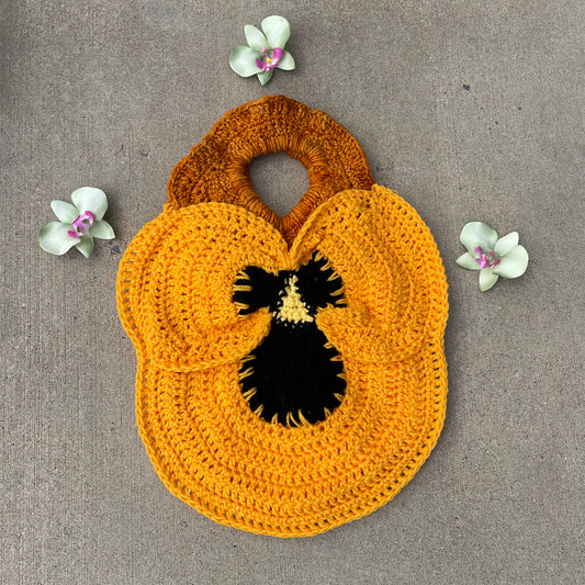 Pansy Tote Mini- Mango