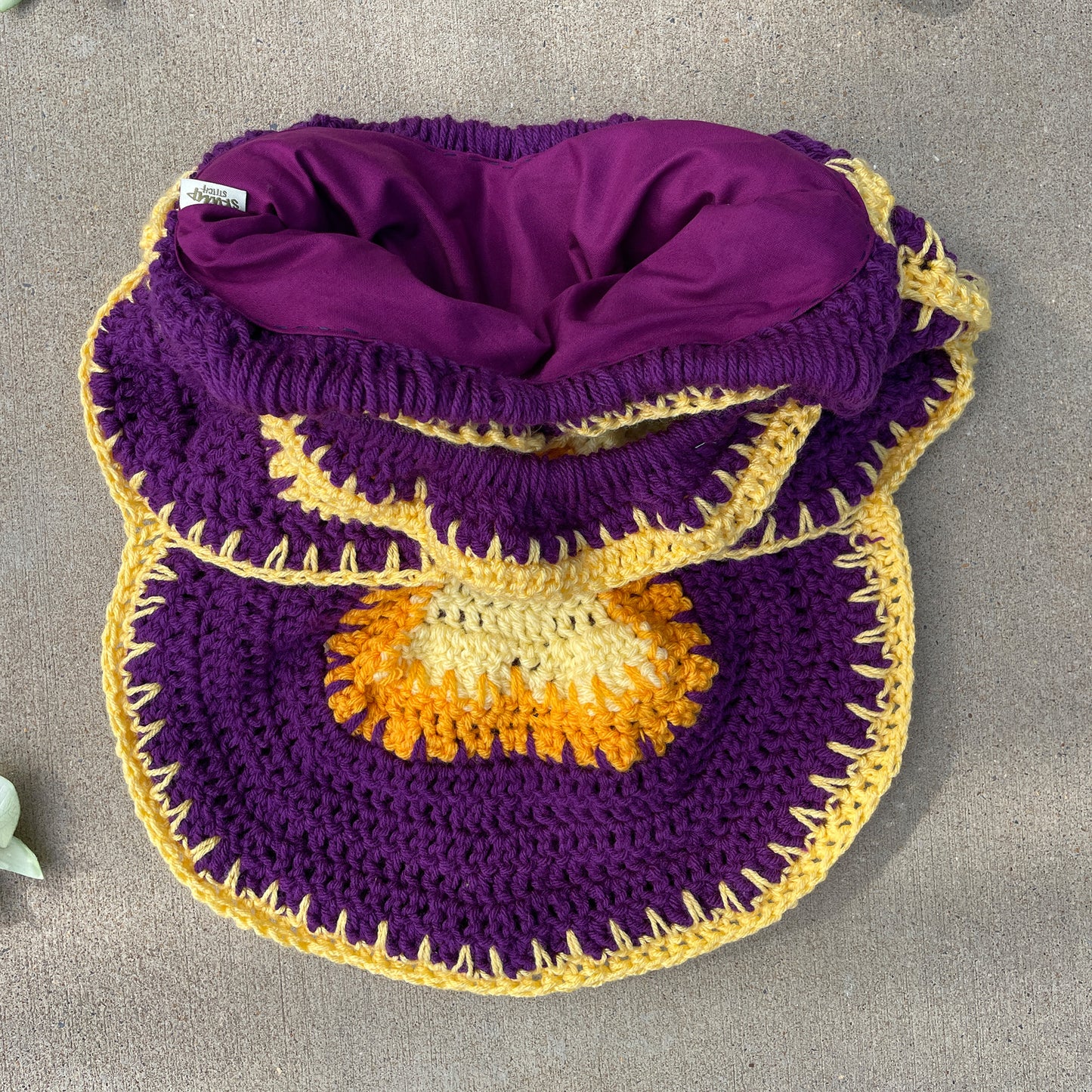 Pansy Tote Large- Beet