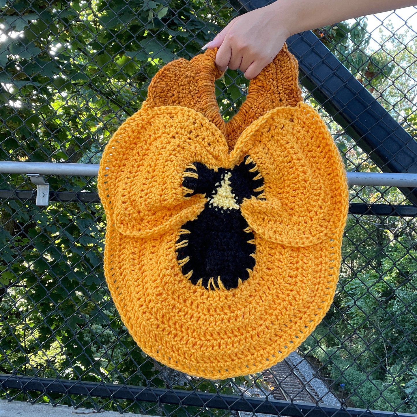Pansy Tote Mini- Mango
