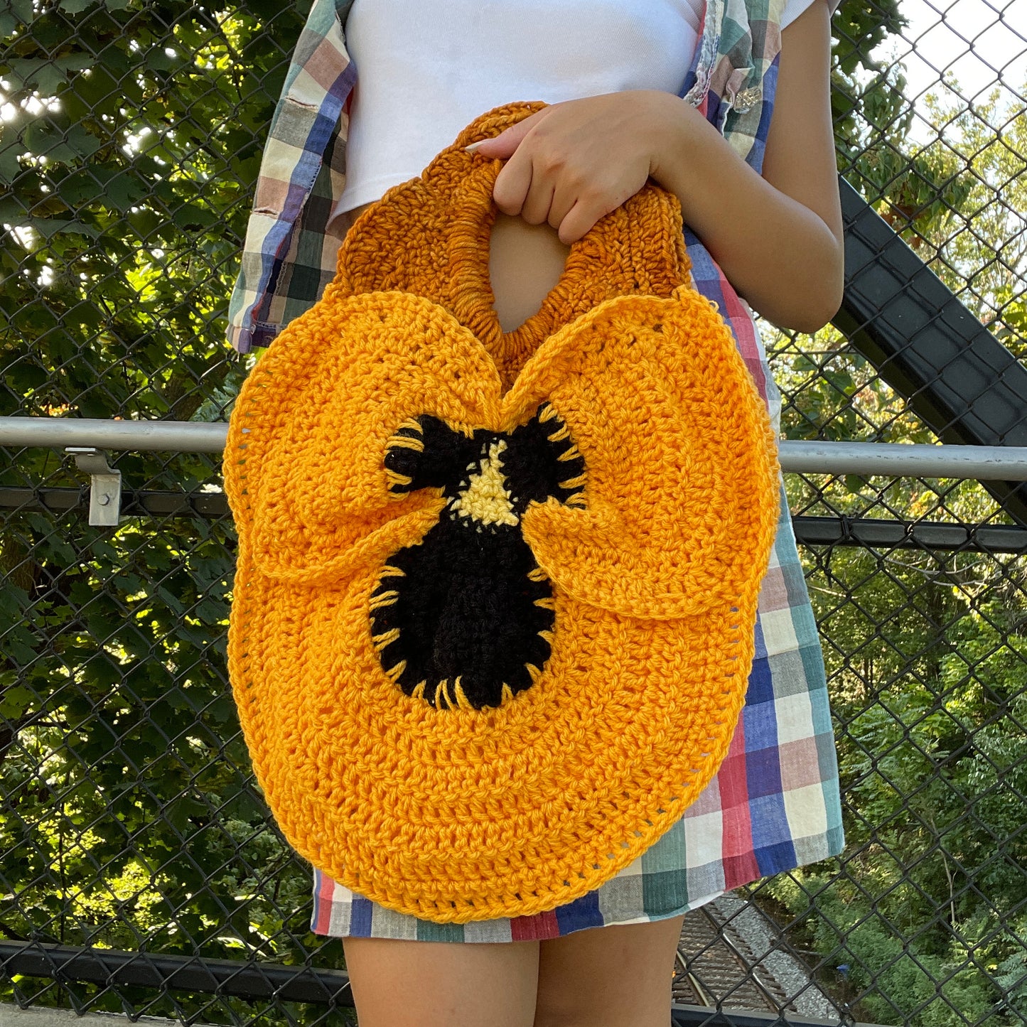 Pansy Tote Mini- Mango