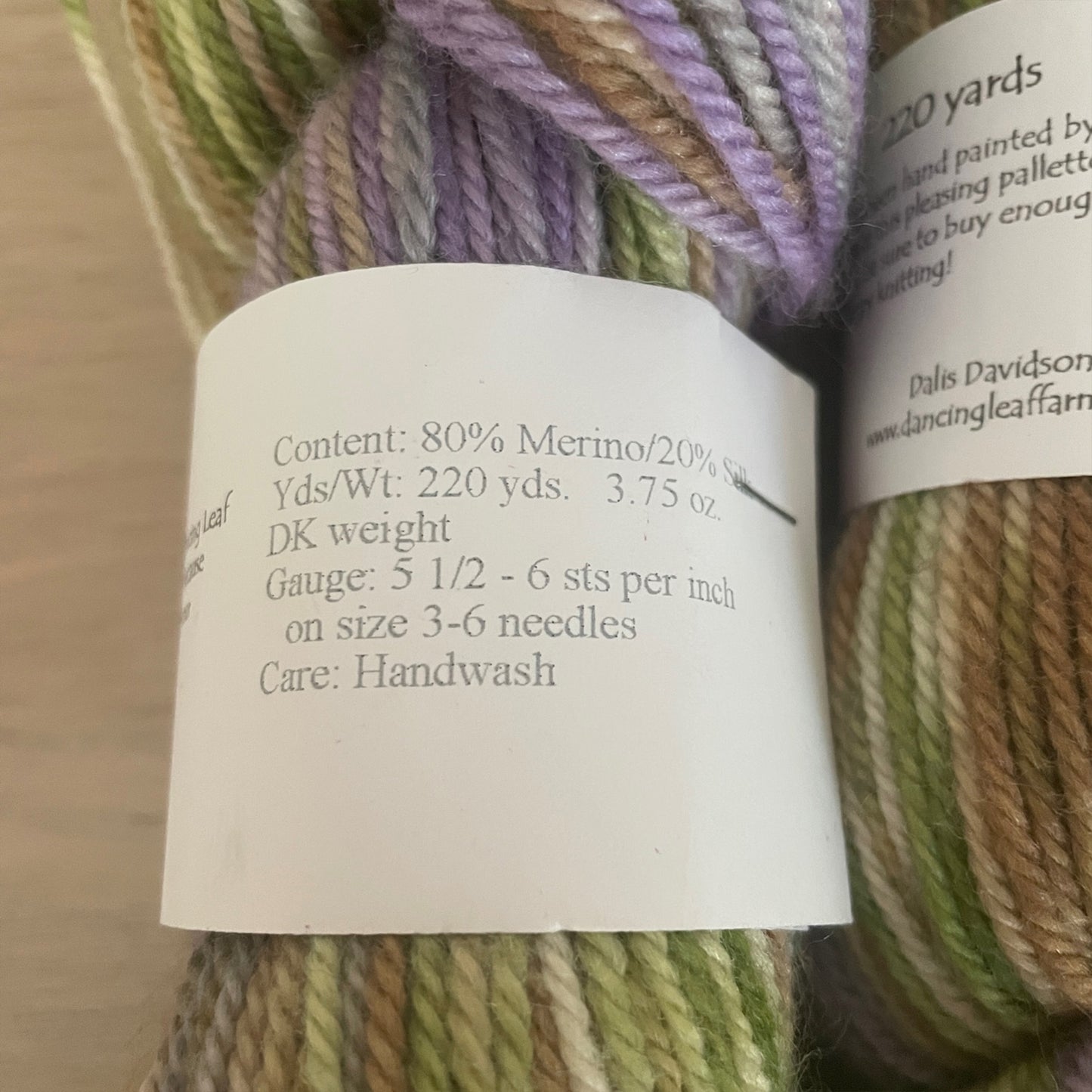 Yarn Destash: Hustle by Dancing Leaf Farm