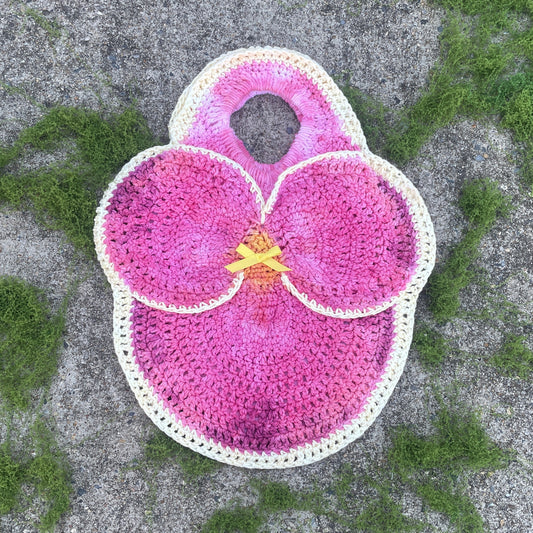 Pansy Tote Mini "Flamingo"