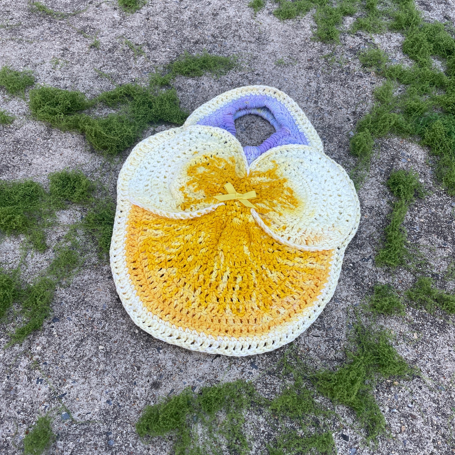 Pansy Tote Mini "Eggtart"