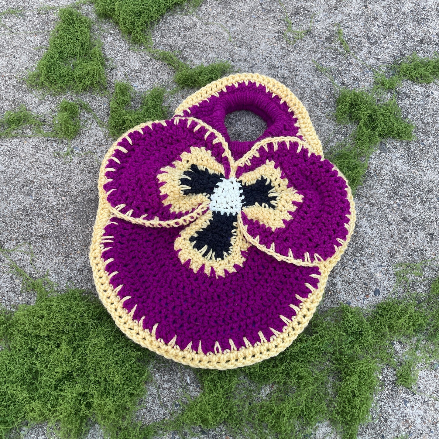 Pansy Tote Mini "Plum"