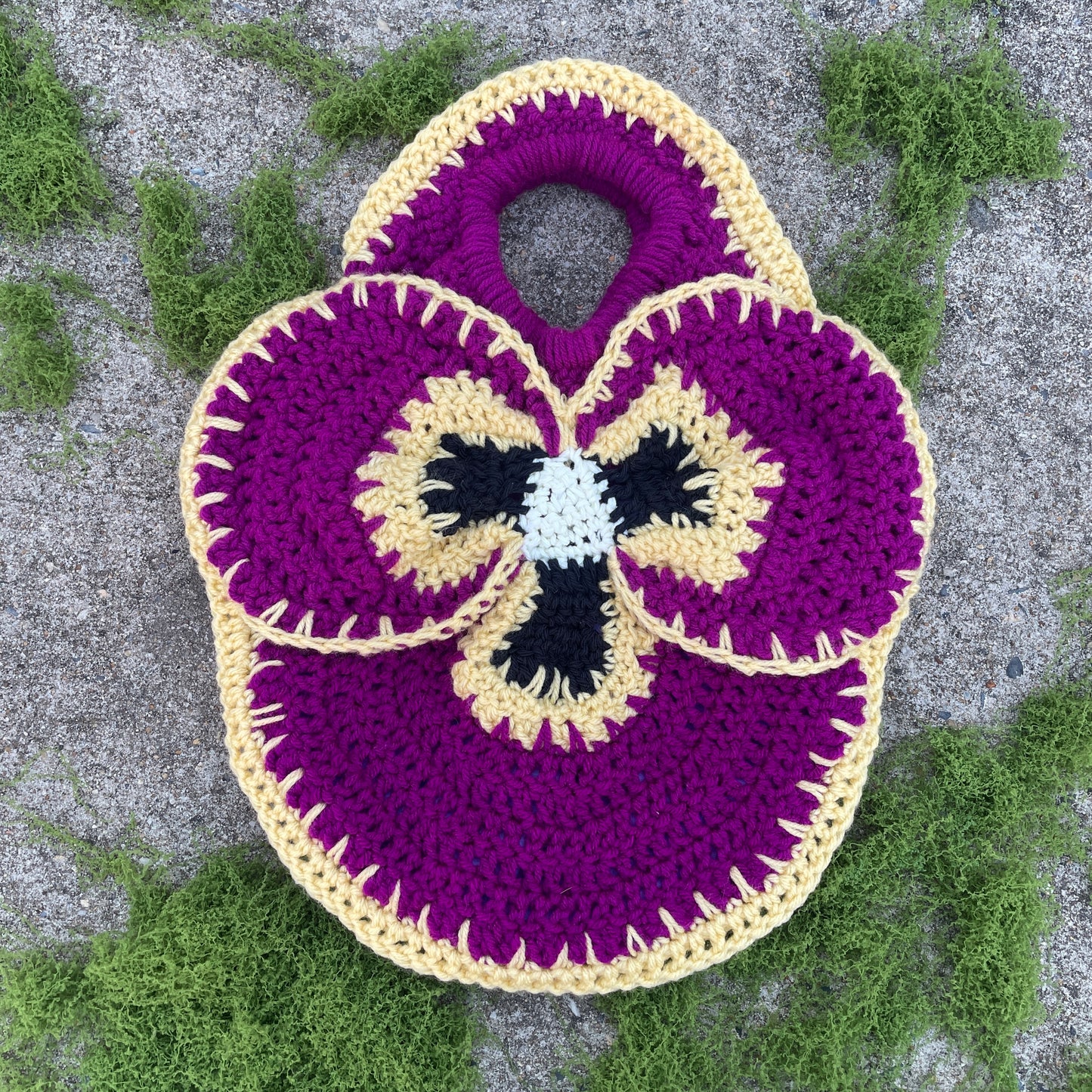 Pansy Tote Mini "Plum"