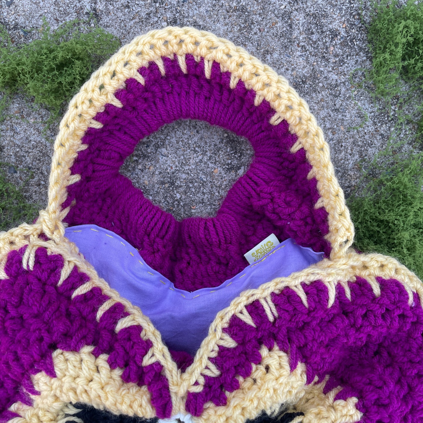 Pansy Tote Mini "Plum"