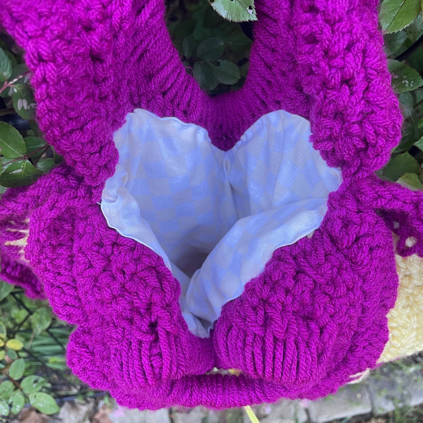 Pansy Tote Mini- Lemon Raspberry