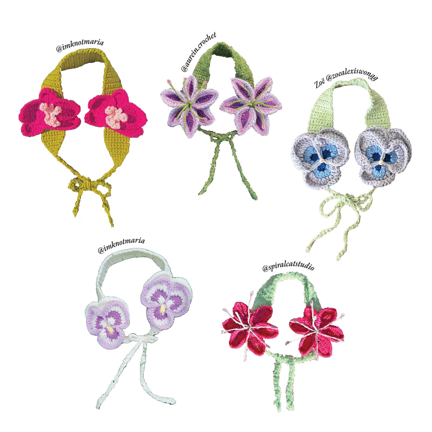Flowermuff Crochet Pattern- DIGITAL PATTERN ONLY
