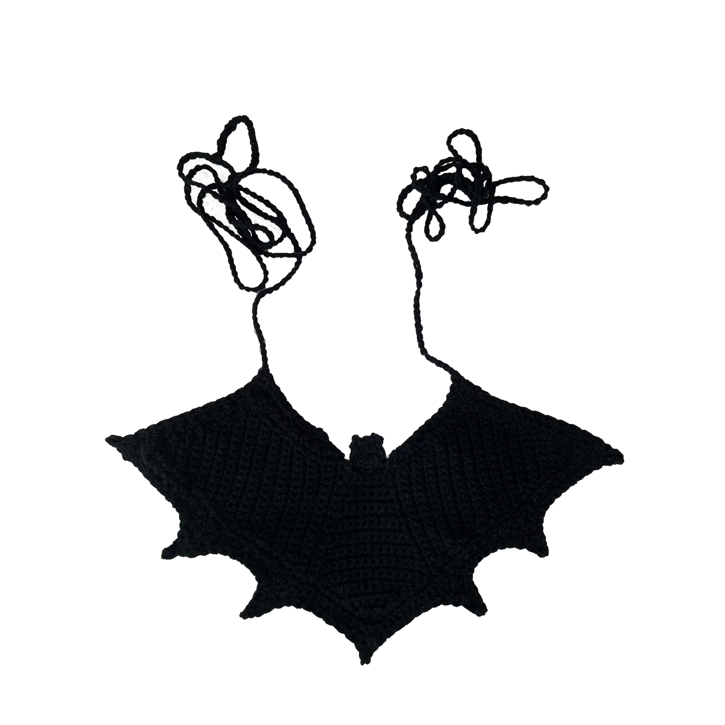 DIGITAL FILE ONLY! Crochet Bat Corset PDF Pattern