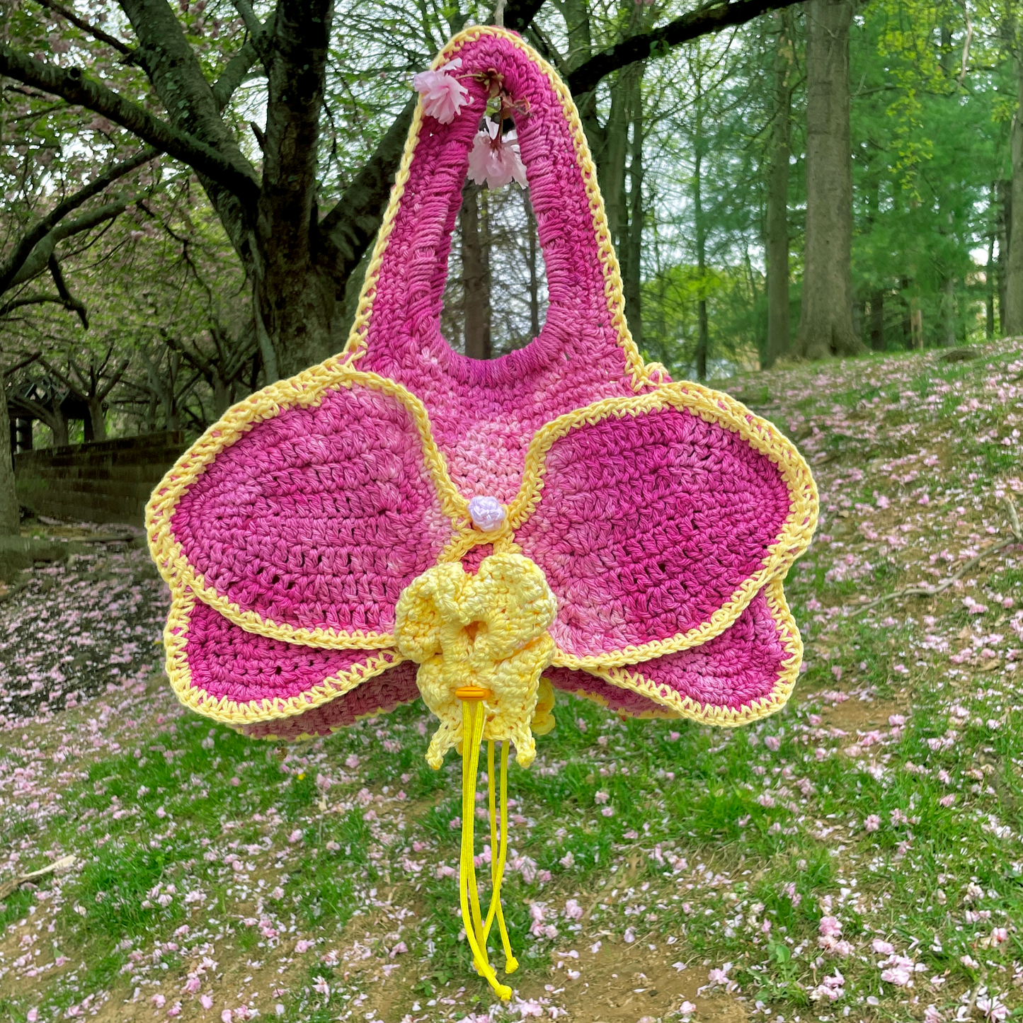 Orchid Purse - Fuschia II