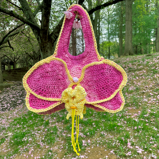 Orchid Purse - Fuschia II