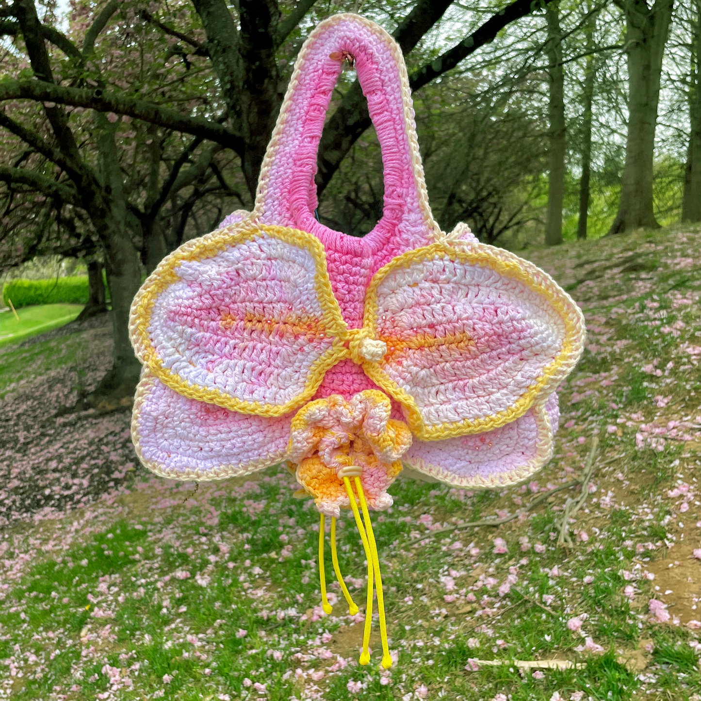 Orchid Purse - Bedazzled Blossom