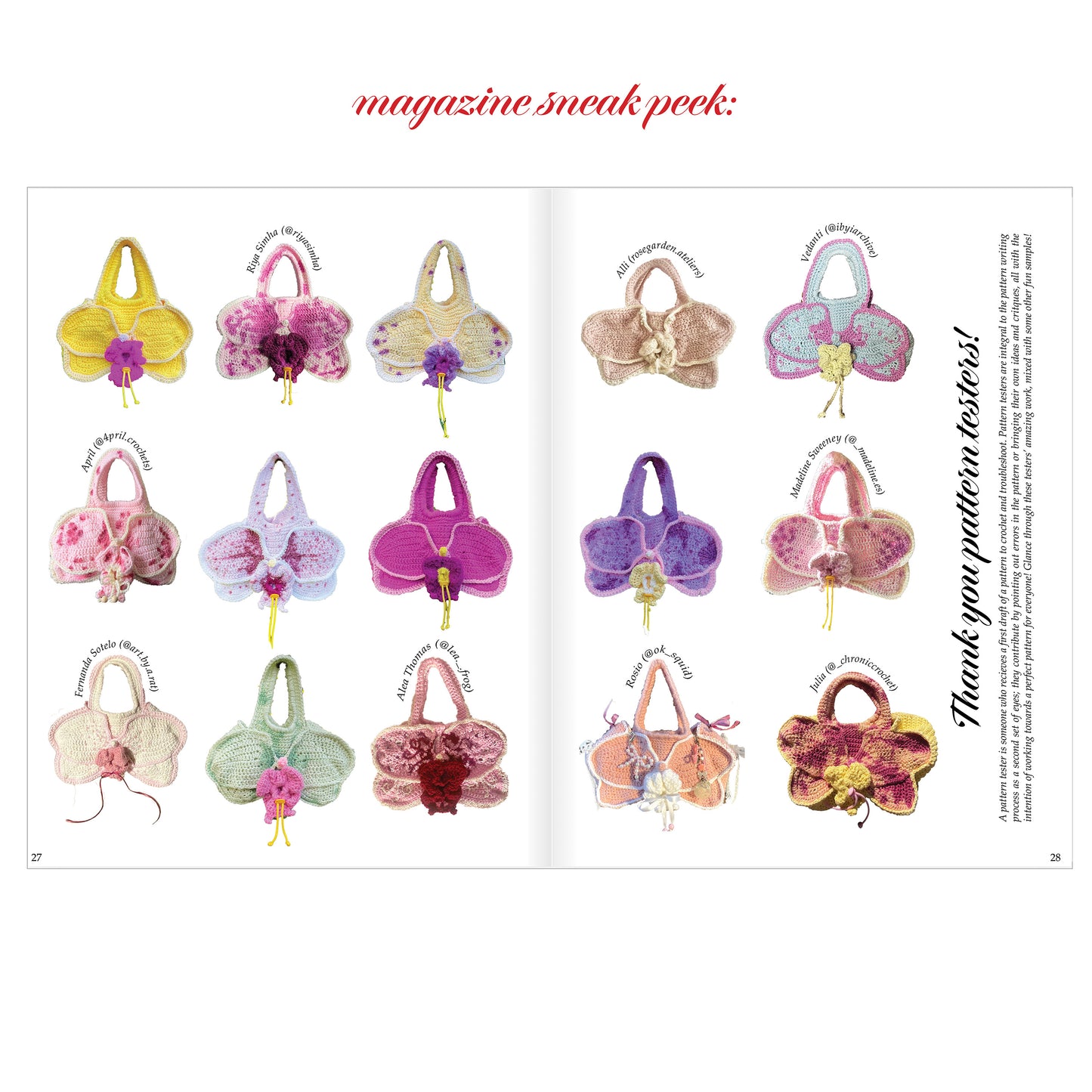 Orchid Purse Pattern - DIGITAL PATTERN ONLY